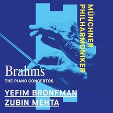 Brahms: The Piano Concertos by Johannes Brahms VINYL 