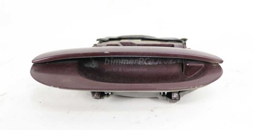 BMW E39 5-Series Metal Right Front Passengers Door Handle Red 1996-2003 OEM - Picture 2 of 3