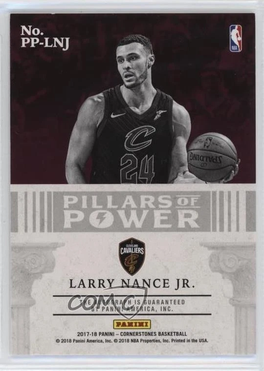 2017-18 Panini Cornerstones Pillars of Power /159 Larry Nance Jr #PP-LNJ Auto - Image 2 of 2
