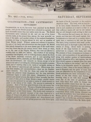 1st English Settlement New Zealand 1850 Canterbury Association Pilgrims - Picture 3 of 16