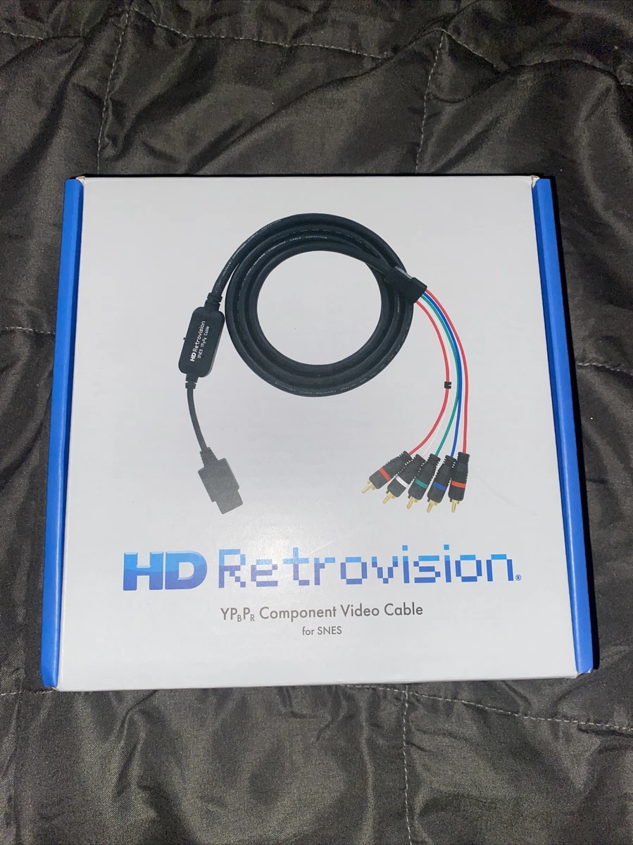 HD Retrovision SNES N64 YPbPr Component Cable Super Nintendo SNS0