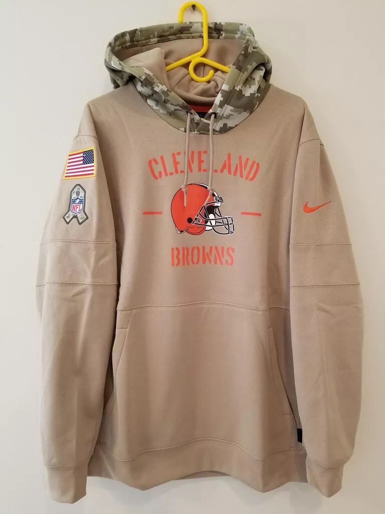 Nike Men's Therma Salute to Service (NFL Cleveland Browns) Hoodie