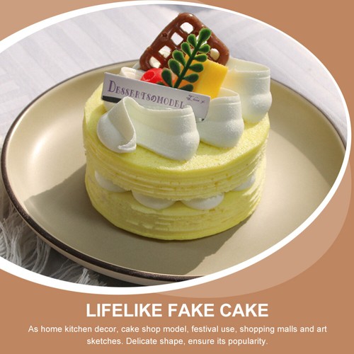 2pcs Creative Small Portable Fake Cake Decoration Wedding Table Decoration - Zdjęcie 2 z 12