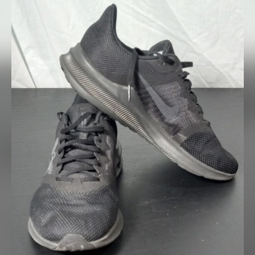 Nike Downshifter 11 Black/Smoke Gray Men's Running Sneakers- Size 11 - Picture 1 of 8