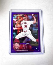 Tyler Anderson 2023 Topps Chrome #USC212 Purple Refractor /250 LA ANGELS