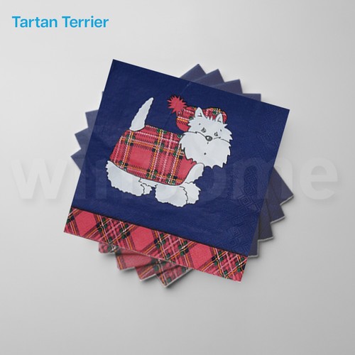 Pack Of 20 Scottish Paper Napkins 3 Ply Tableware Soft Serviettes Party - Picture 10 of 16