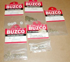 Junkyard BuzCo Screws, Washers, Nuts w/ Lock Washers Original 1960s Slot Car NOS