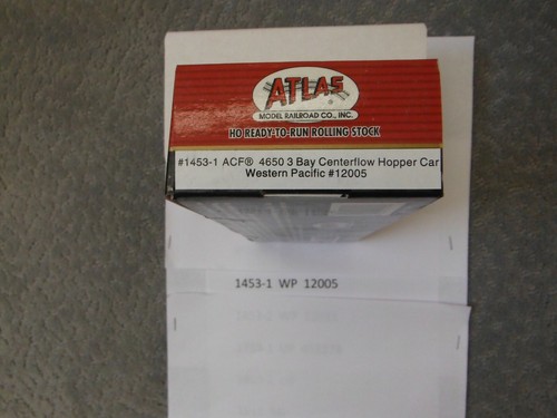 Atlas 1453-1 WP 12005 ACF 4650 3 Bay Centerflow Hopper Car - Bild 1 von 2