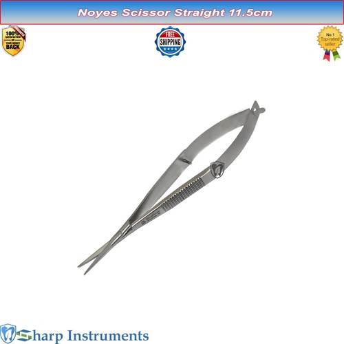Dental Micro Surgery Instruments Kit Noyes Scissor Needle Holder Tweezer 4Pc Set - Bild 2 von 11
