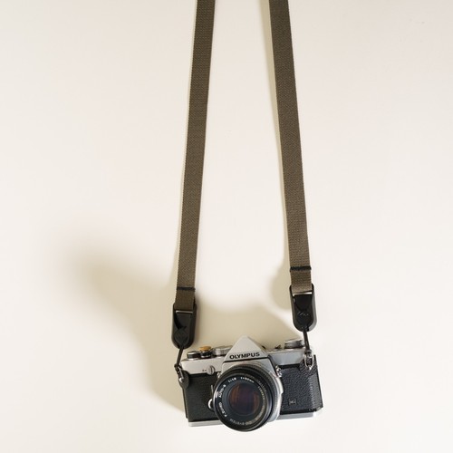 40” Olive Green Camera Strap w/ Peak Design Quick Release Anchors Handcrafted - Picture 4 of 12