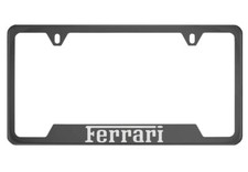 Black Chrome License Plate Frame For Ferrari
