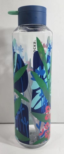 Starbucks Coffee - 24oz. Plastic Water Bottle - Jungle Cheetah Reef - Reusable - Picture 4 of 9