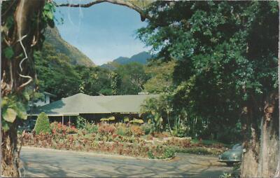 Postcard Waioli Tea Room Manoa Valley Honolulu Hawaii HI 