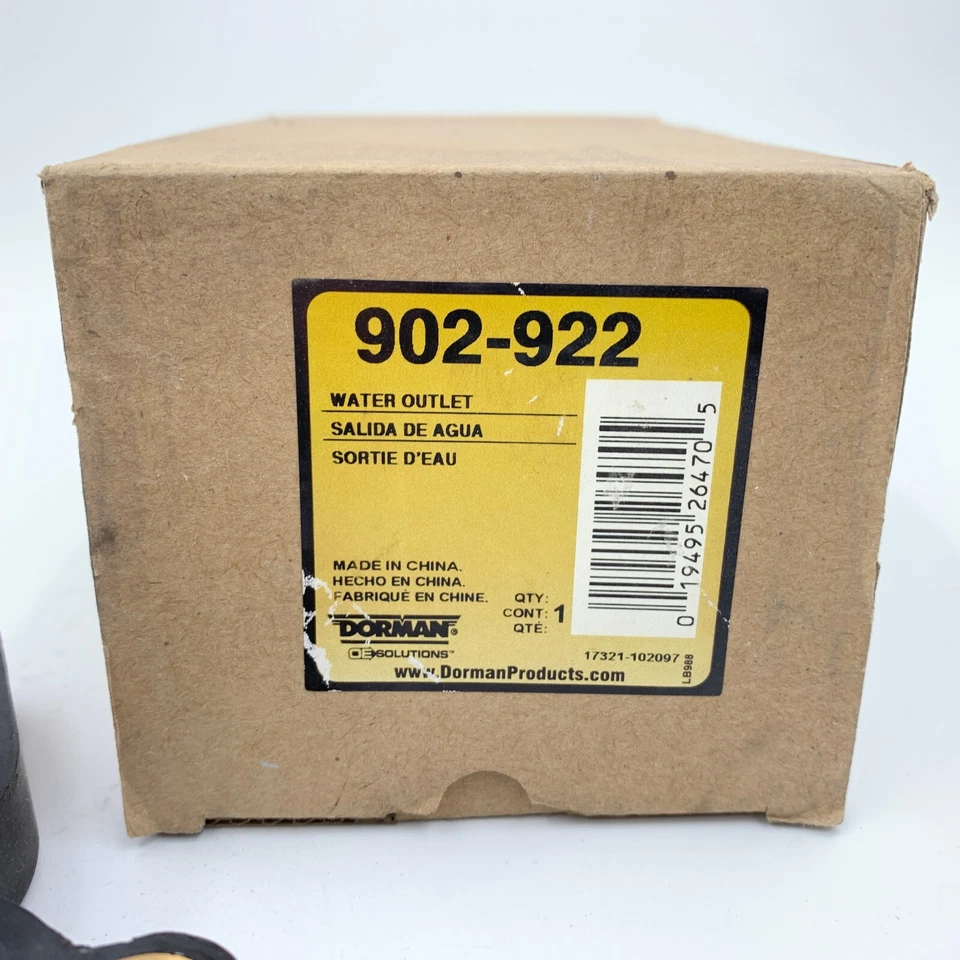 Carcasa termostato refrigerante motor Dorman 902-922 para 02-09 Mini Cooper 1,6 L Foto 2 de 4