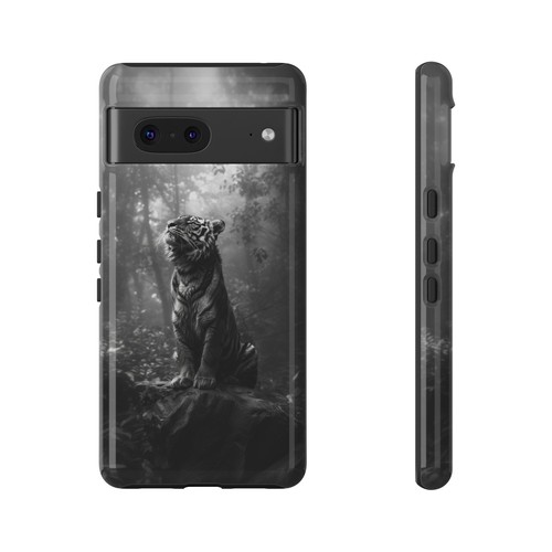 Bengal Tiger on Black and White - Phone Case for iPhone, Galaxy, Pixel - 第 154/281 張圖片