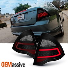 Fit  2010 2011 2012 Ford Fusion Black Smoked Full LED DRL Tube Tail Lights