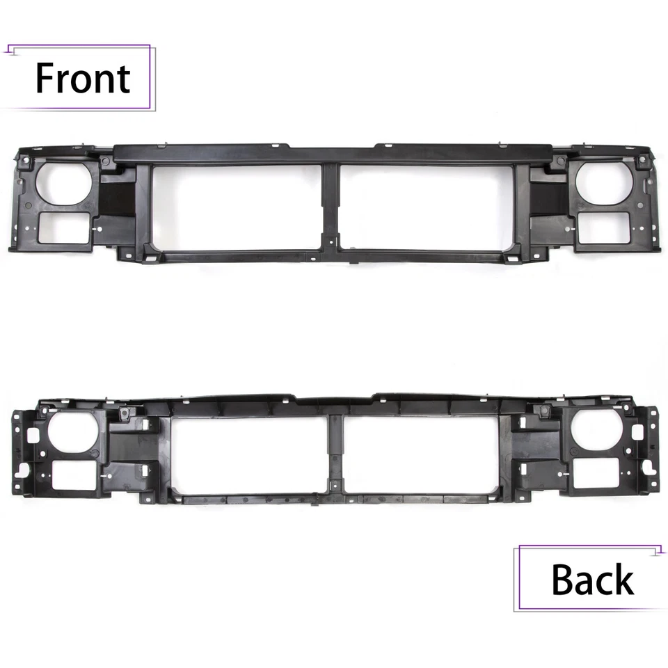 Header Panel For 92-97 Ford F-150 F-250 Grille Mount Panel Thermoplastic Foto 3 de 4