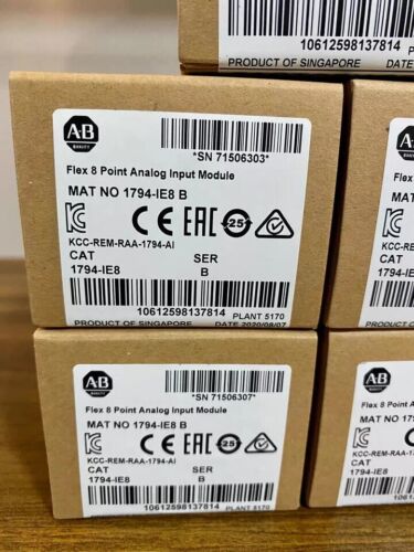 Neu Allen-Bradley 1794-IE8 SER B Flex 8 Punkt Analog Eingangsmodul AB 1794IE8 - Bild 3 von 5