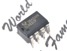1pcs - Texas Instruments TL082CP 8-PIN Dual JFET-Input Operational Amplifier IC