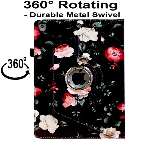 360 Rotating Smart Case Magnetic Cover with Pocket Pen Holder for Old &New iPad - Picture 31 of 45