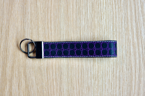 Individuell bestickter Schlüsselanhänger Armband - Wählen Sie Ihr Design, Faden & Hardware - Bild 5 von 5