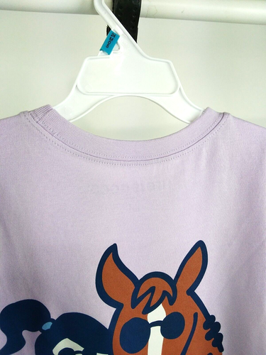 Life is Good Kid Short Sleeve Crusher Tee Hold Your Horses Purple Medium 78219 - Picture 5 of 9