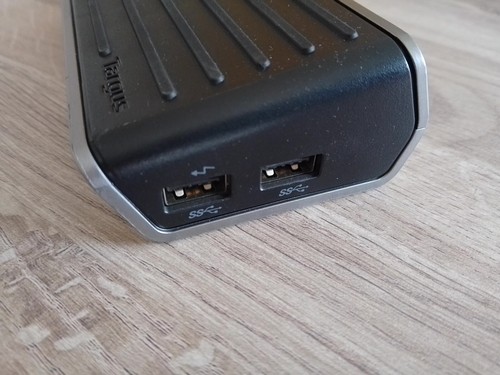 TARGUS USB 3 UNIVERSAL DOCK HUB DUAL VID HDMI DP DVI INKL LADEGERÄT PSU USB C KABEL - Bild 9 von 16