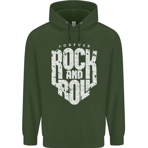 Forever Rock and Roll Guitar Music Childrens Kids Hoodie - Picture 51 of 84