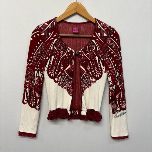 Save The Queen Damen Langarm Cardigan Pullover Oberteil Größe Medium D007-12