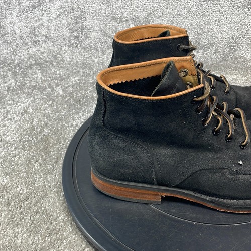 Cole Haan Boots Men's Size 9.5 M Grand.Os Combat Black Suede - Picture 5 of 11