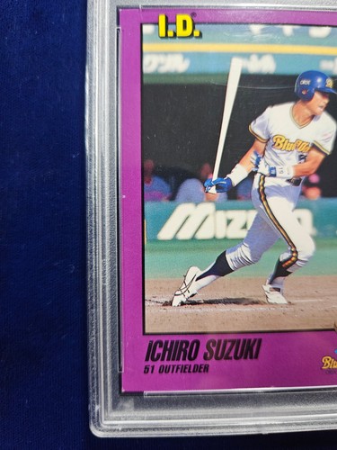 ๐1993 Tomy ID Ichiro Suzuki Baseball Card JAPAN ROOKIE RC PSA 7 RARE - Picture 3 of 5