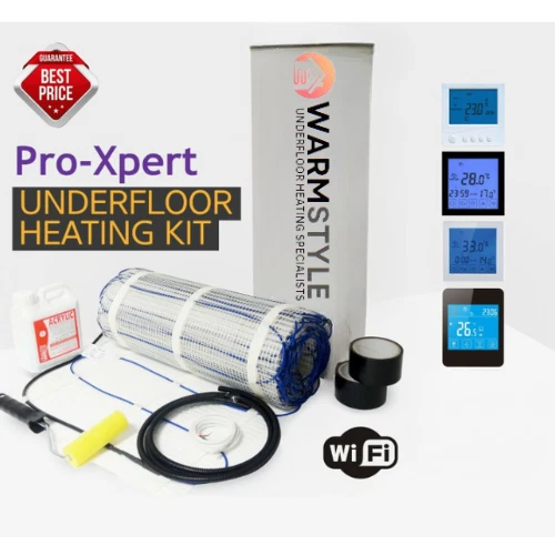 Electric underfloor heating mat kit 100W/m2 All Sizes in this Listing  (PRO-X) | eBay