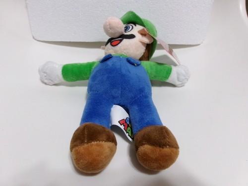 FIGURA DE PELUCHE SUPER MARIO OFICIAL NINTENDO 8" LUIGI - Imagen 5 de 8