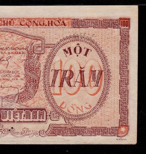 Vietnam 100 Dong 1952 P-40As * PMG Gem Unc 65 EPQ * Specimen * - Bild 7 von 8