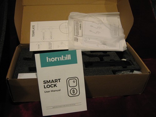 NIB NOS Hornbill Smartlock with Handle Set Front Door Excellent! - Picture 2 of 6