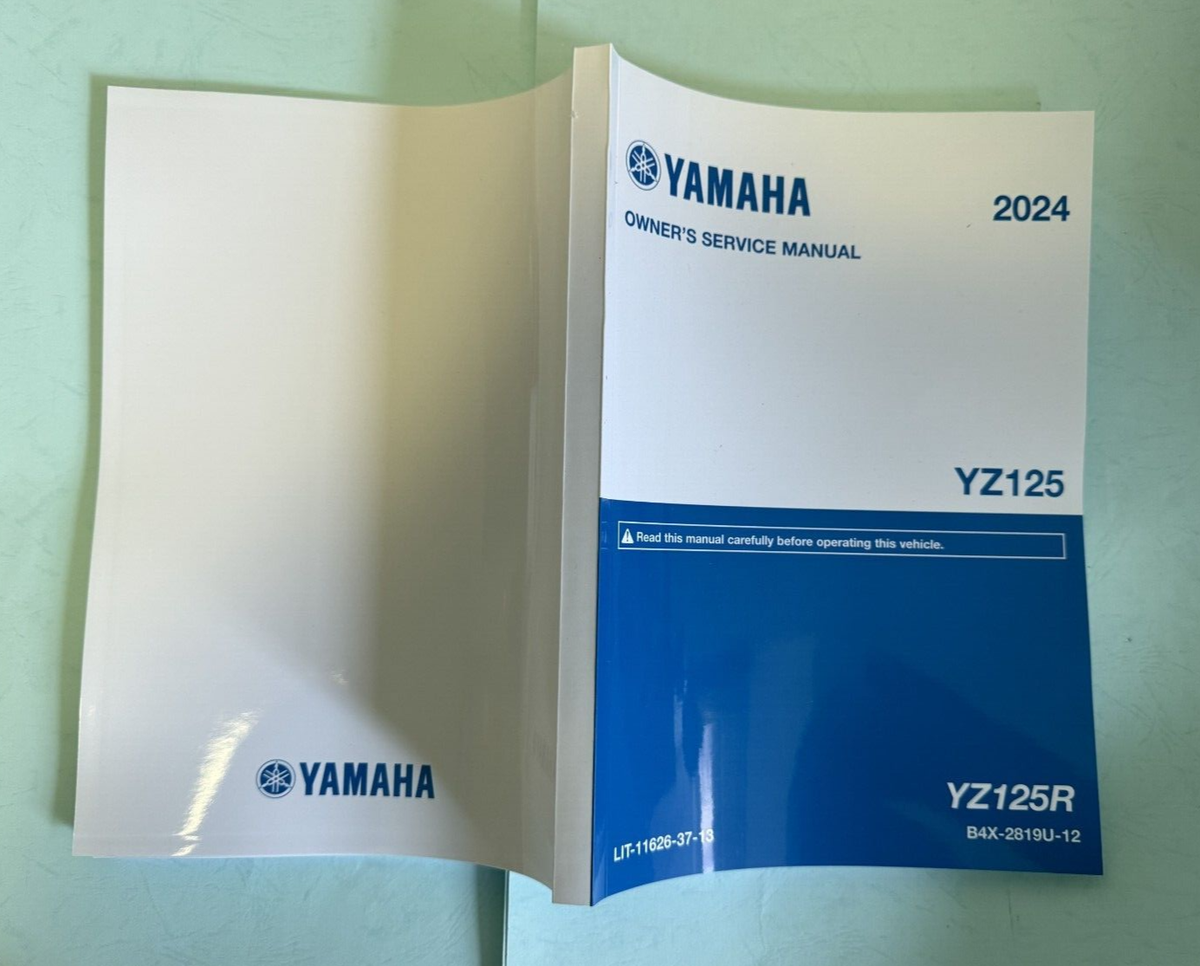 2024 YAMAHA Yamaha YZ125 Motocross Owner's Service Manual | Paper