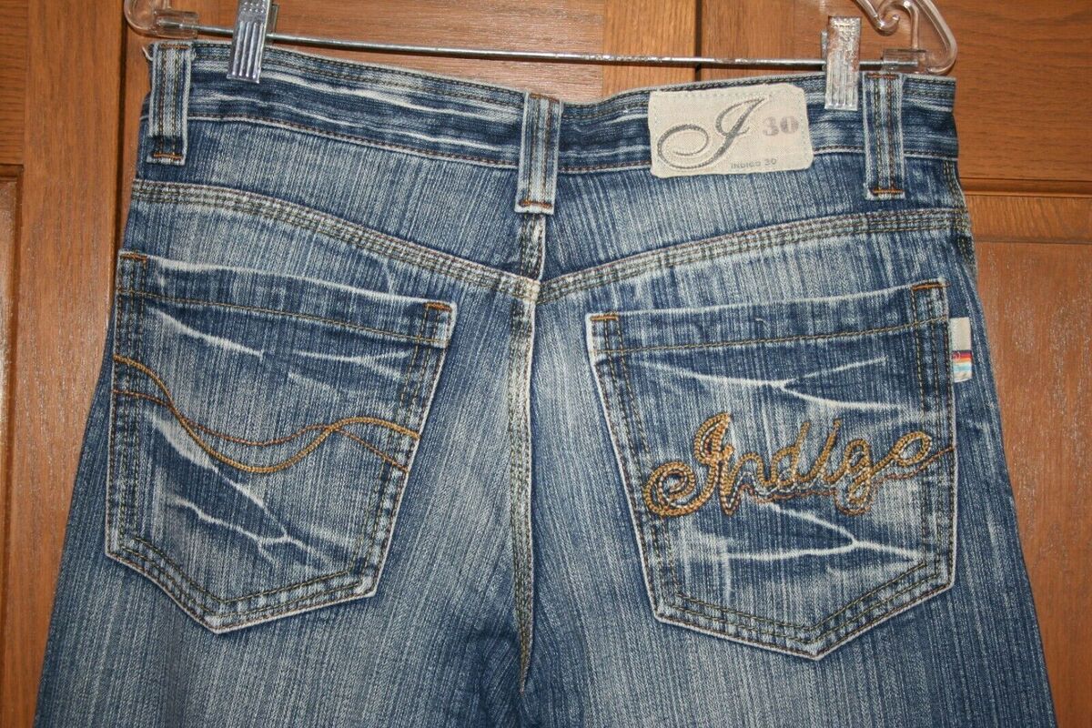 VTG Men's INDIGO 30 Denim Jeans Actual 34x32 Label 32x32 VTG Men's INDIGO 30 Denim Jeans Actual 34x32 Label 32x32