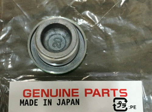 KAWASAKI KXF 250 2004-2025 KX 450F 2006-2025 TAPPO CARICO OLIO VERDE ORIGINALE - Foto 2 di 2