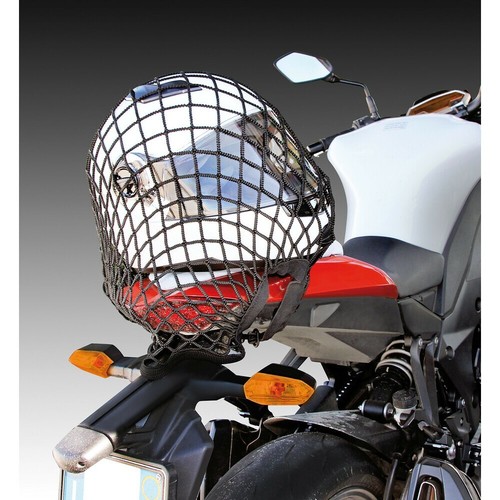 RETE ELASTICA RAGNO PORTAPACCHI MOTO MOTORE PORTA CASCO PORTA BAGAGLIO 42X42 - Imagen 2 de 5