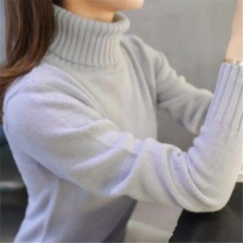Women Clothes Girls Sweaters Ladies Long Sleeve Tops Sweater Women Pullover Coat - Bild 4 von 26