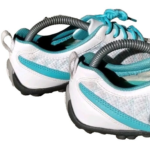 Women's FootJoy Summer Series Golf Shoes Sneakers Size 7 M White Aqua Spikeless  - Picture 6 of 11