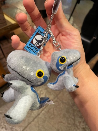 USJ limited Jurassic world mascot keychain blue beta Universal Studios Japan New