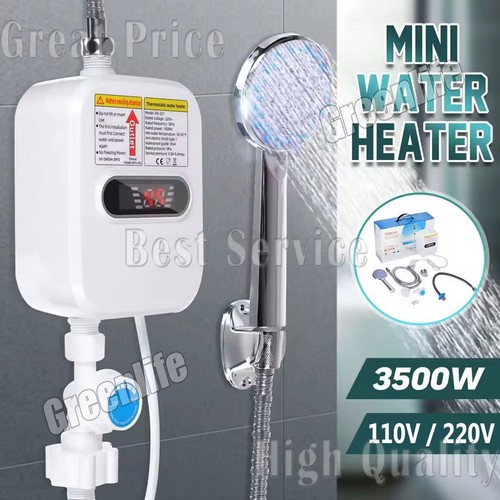Chauffe Eau Instantané Electrique, 220V 3500W Chauffe-Eau éLectrique Instantané - Picture 2 of 15