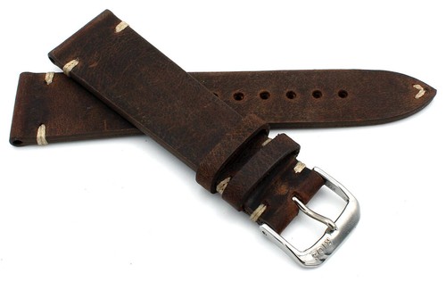 RIOS1931 Sagittarius handmade Germany Vintage Leder für Klassische Uhren Band - Picture 3 of 22