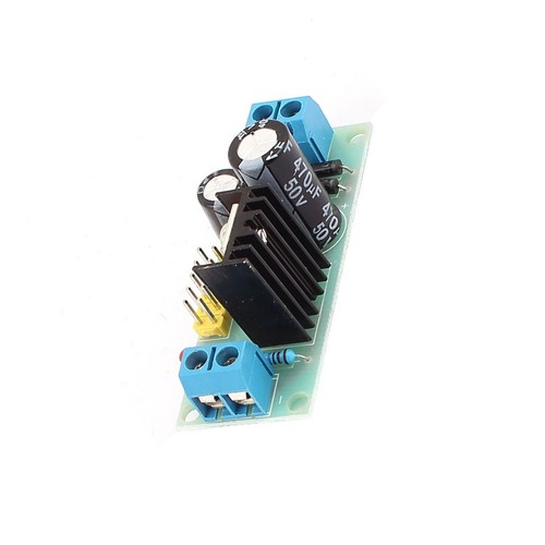 1/2/5 Stück LM7805 Step Down Wandler 7,5-35V auf 5V Regler Netzteil Modul - Bild 2 von 4