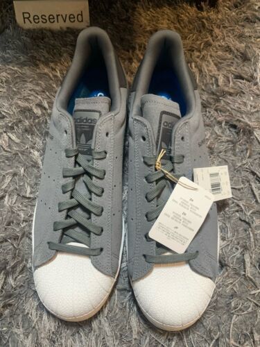 Mens adidas Superstar ADV Shoes IE6577 Grey White Sneaker Size 10 New - Picture 4 of 9