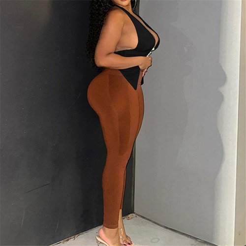 Sexy Neck-hanging Top Women's Clothing Girl's Tight Vest Fashion Top Outfit - Picture 7 of 21