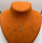 14k White Gold- 0.006ct- 17inch