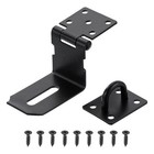 4" Türschlösser Hasp Riegel, 90 Grad rechter Winkel Edelstahl Scharnier Schloss