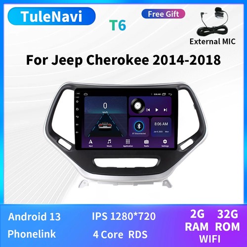 Android Car Radio For Jeep Cherokee 2014-2018 Stereo CarPlay GPS Player Screen - Picture 25 of 32